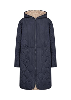 Soya ConceptSoya Concept GELA 3 Reversible Puffer CoatCoatNavy - Blue Water Clothing