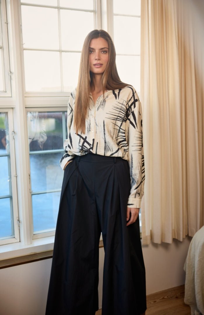 Soya ConceptSoya Concept Gopi 1 BlouseTopsCream - Blue Water Clothing