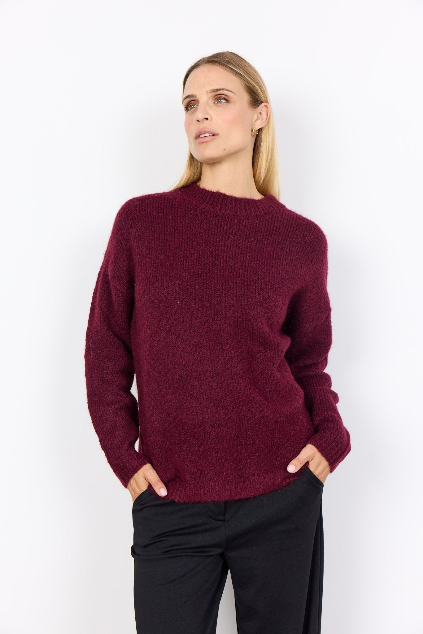 Soya ConceptSoya Concept Gunna 1 Sweater WineTopsWine - Blue Water Clothing