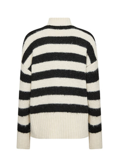Soya ConceptSoya Concept Ilene 4 Stripe SweaterTopsBlack/Ecru - Blue Water Clothing