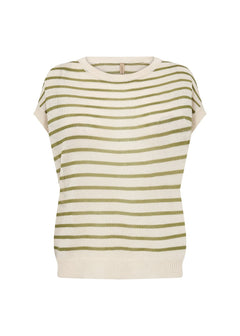Soya ConceptSoya Concept Luanna 5 Linen Tank TopTopsKhaki - Blue Water Clothing