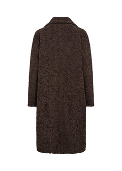 Soya ConceptSoya Concept Mukite 2 Boucle CoatCoats & JacketsDark Brown - Blue Water Clothing