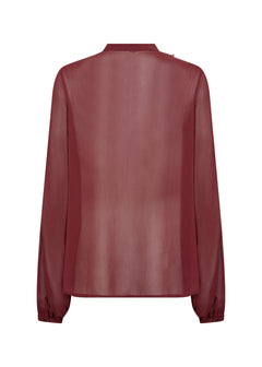 Soya ConceptSoya Concept Naia 1 Sheer ShirtTopsWine - Blue Water Clothing