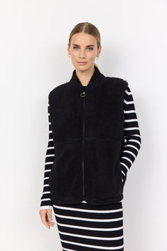 Soya ConceptSoya Concept Onyx 3 GiletTopsBlack - Blue Water Clothing
