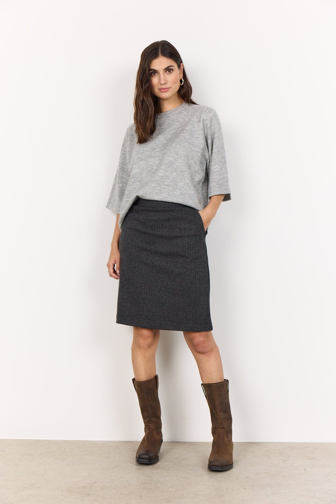 Soya ConceptSoya Concept Orlean 1 TopTopsLight grey - Blue Water Clothing