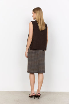 Soya ConceptSoya Concept Orlean 16 WaistcoatTank TopChocolate Plum - Blue Water Clothing