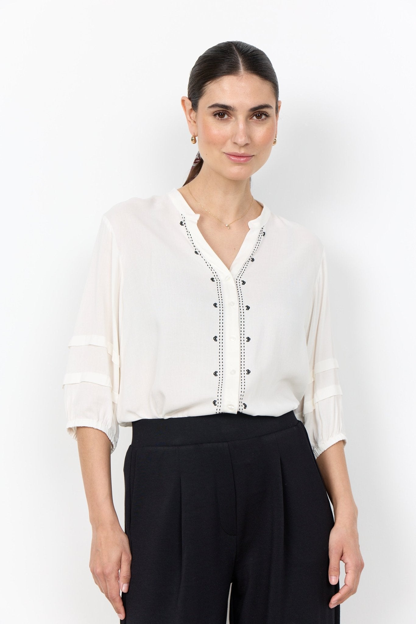 Soya ConceptSoya Concept Radia 238 ShirtTopsOff White - Blue Water Clothing