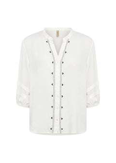 Soya ConceptSoya Concept Radia 238 ShirtTopsOff White - Blue Water Clothing