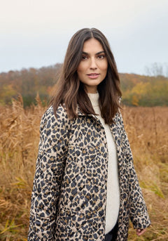 Soya ConceptSoya Concept Sedine 2 Coat Quilted Leopard PrintCoats & JacketsXS - Blue Water Clothing
