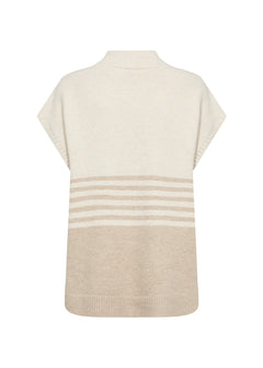 Soya ConceptSoya Concept Selvi 1 Cap Sleeve KnitTopsSand - Blue Water Clothing