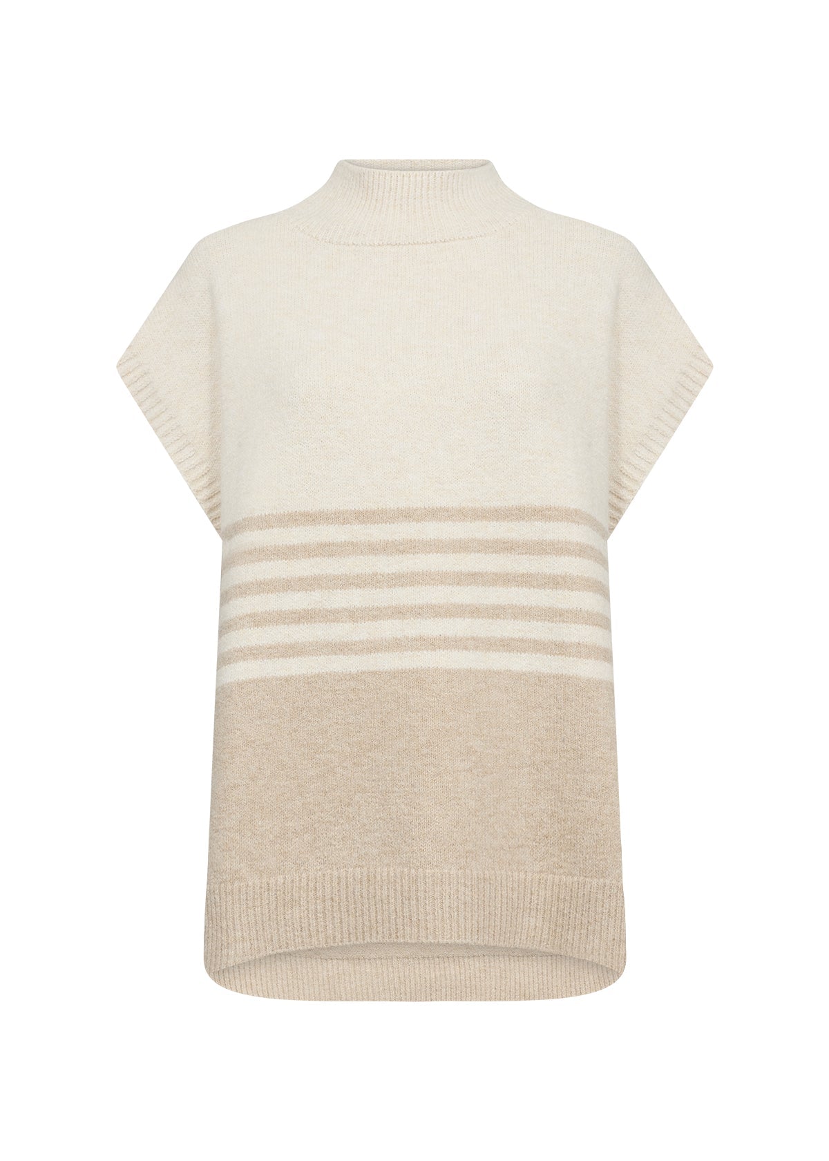Soya ConceptSoya Concept Selvi 1 Cap Sleeve KnitTopsSand - Blue Water Clothing
