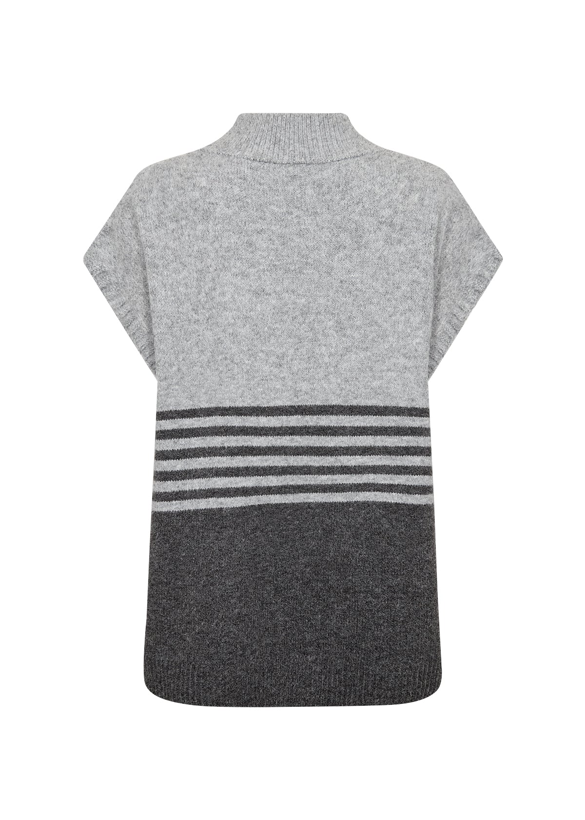 Soya ConceptSoya Concept Selvi 1 Cap Sleeve KnitTopsDark Grey - Blue Water Clothing
