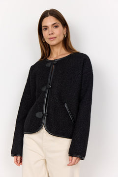 Soya ConceptSoya Concept Shaima 2 Fleece JacketCoats & JacketsBlack - Blue Water Clothing