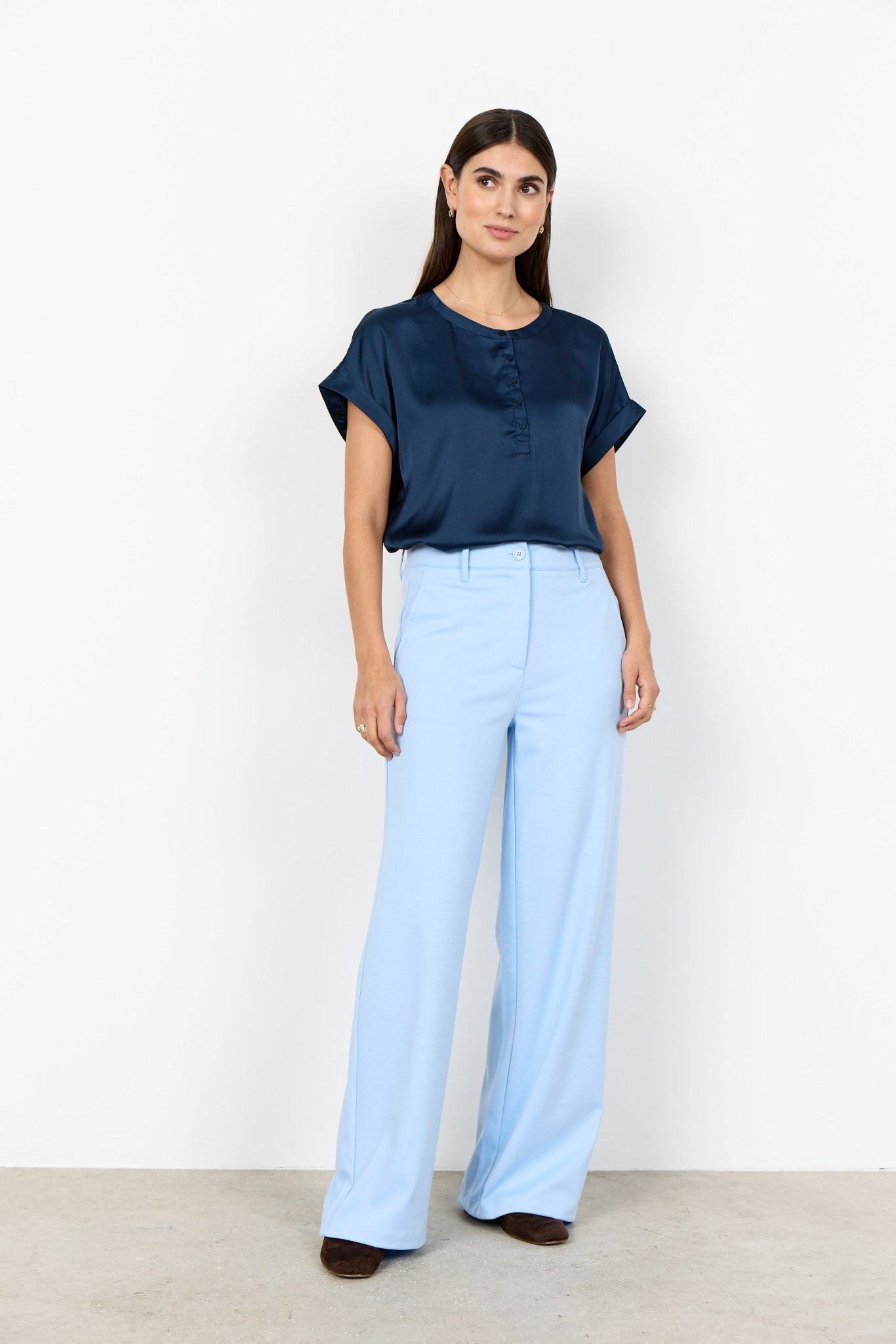 Soya ConceptSoya Concept Thilde 50 Relaxed BlouseTopsNavy - Blue Water Clothing