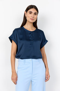 Soya ConceptSoya Concept Thilde 50 Relaxed BlouseTopsNavy - Blue Water Clothing