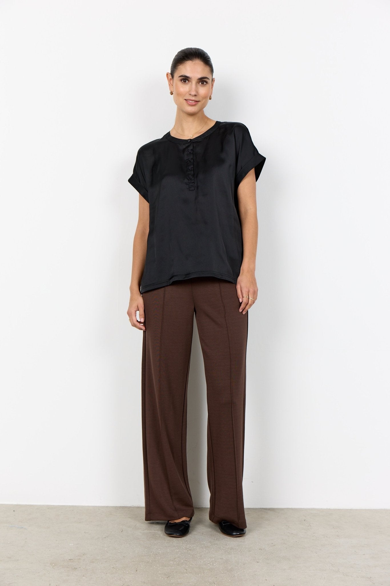 Soya ConceptSoya Concept Thilde 50 Relaxed BlouseTopsBlack - Blue Water Clothing