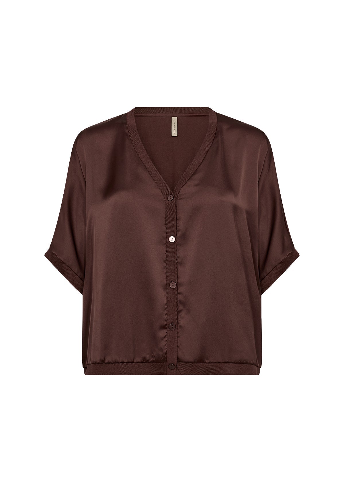 Soya ConceptSoya Concept Thilde 51 Short BlouseTopsCream - Blue Water Clothing