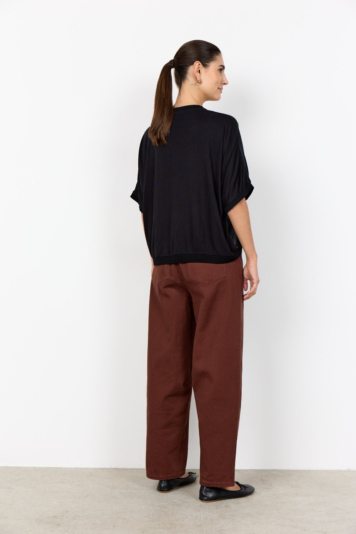 Soya ConceptSoya Concept Thilde 51 Short BlouseTopsNavy - Blue Water Clothing