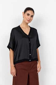 Soya ConceptSoya Concept Thilde 51 Short BlouseTopsNavy - Blue Water Clothing