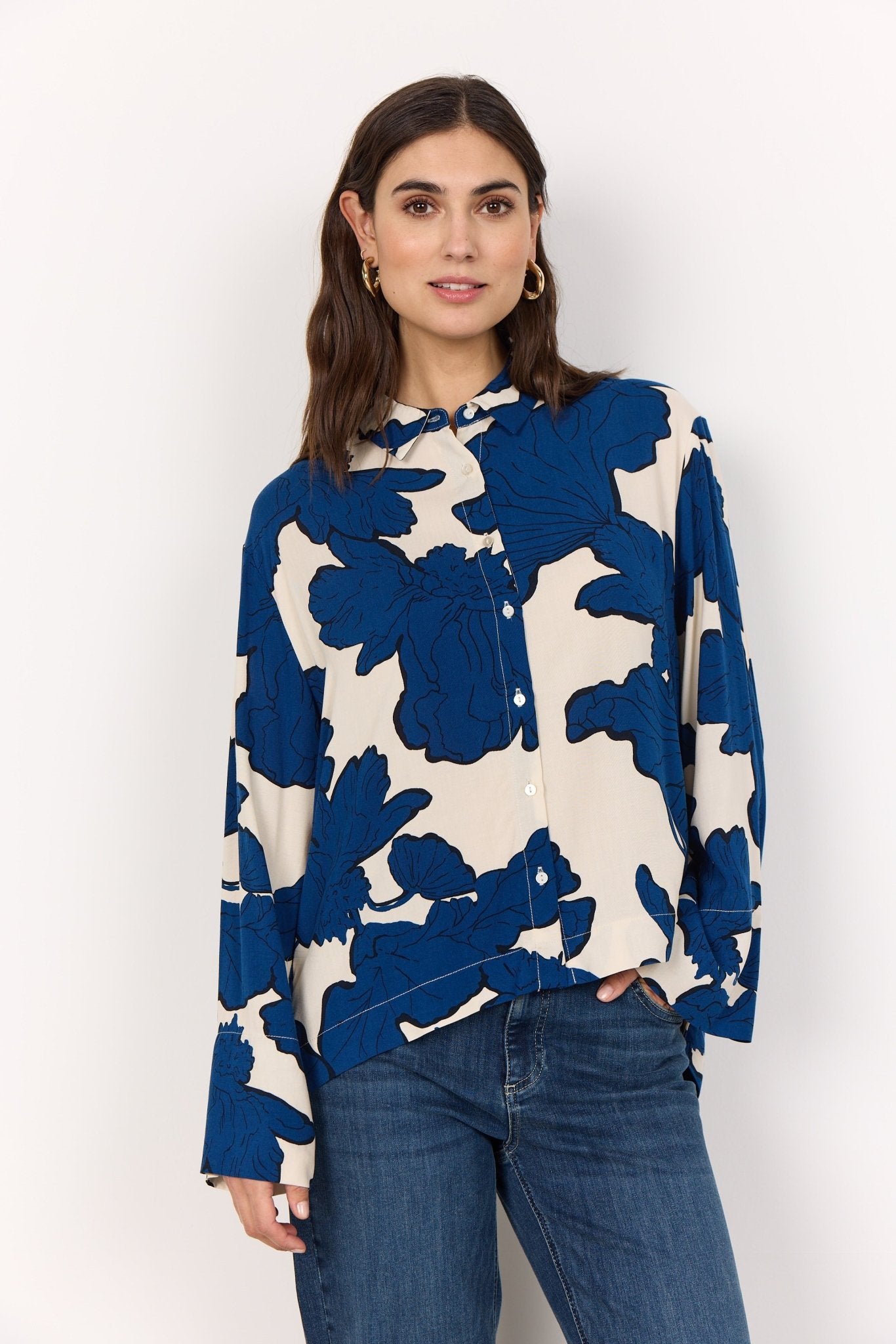 Soya ConceptSoya Concept Vigdis 2 Blouse BlueTopsBlue - Blue Water Clothing