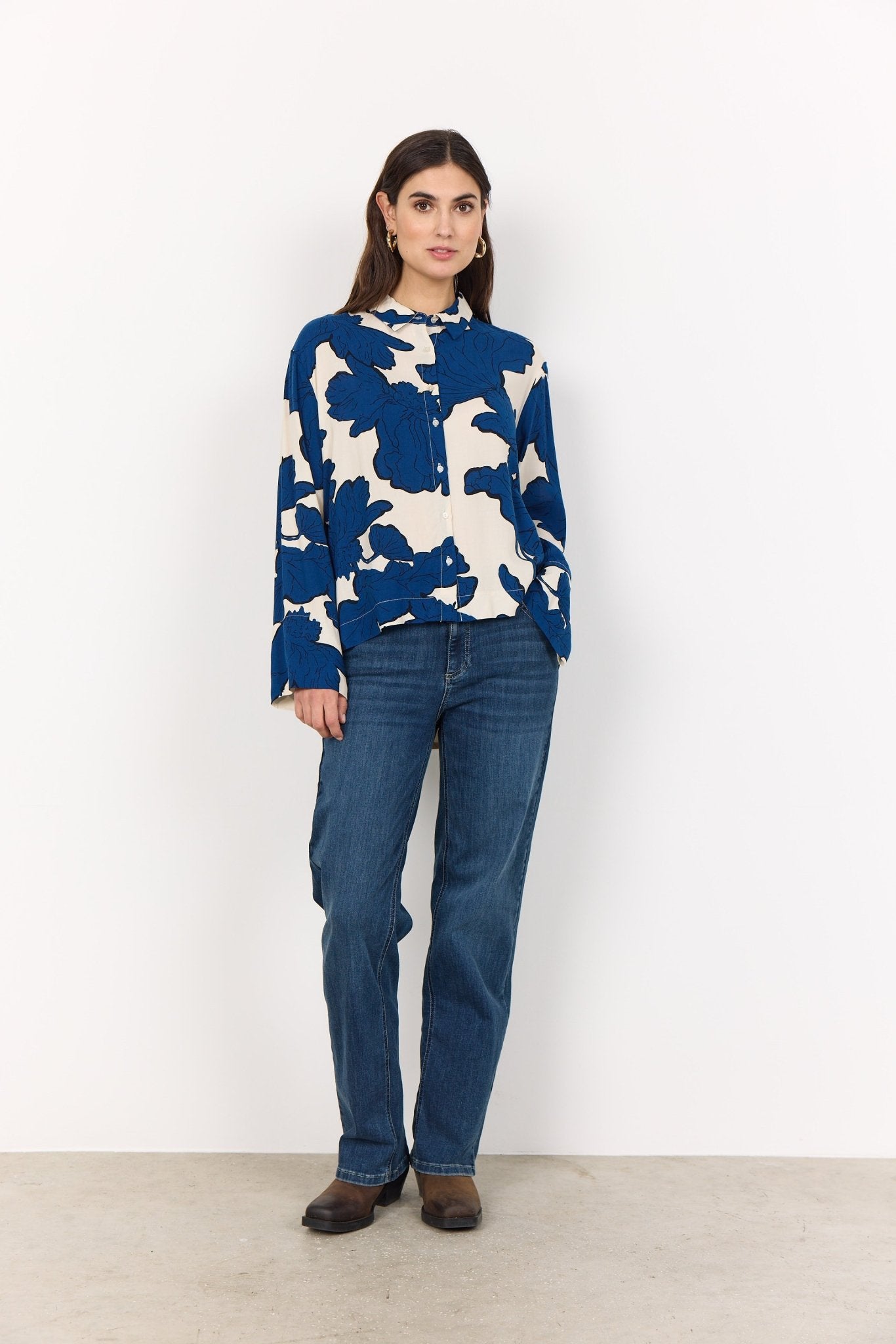 Soya ConceptSoya Concept Vigdis 2 Blouse BlueTopsBlue - Blue Water Clothing