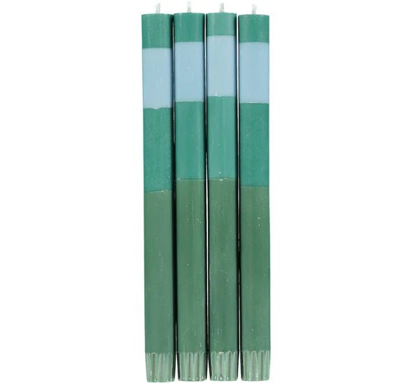Striped Gull, Gunmetal Grey & Old Rose Dinner Candles - Blue Water Clothing