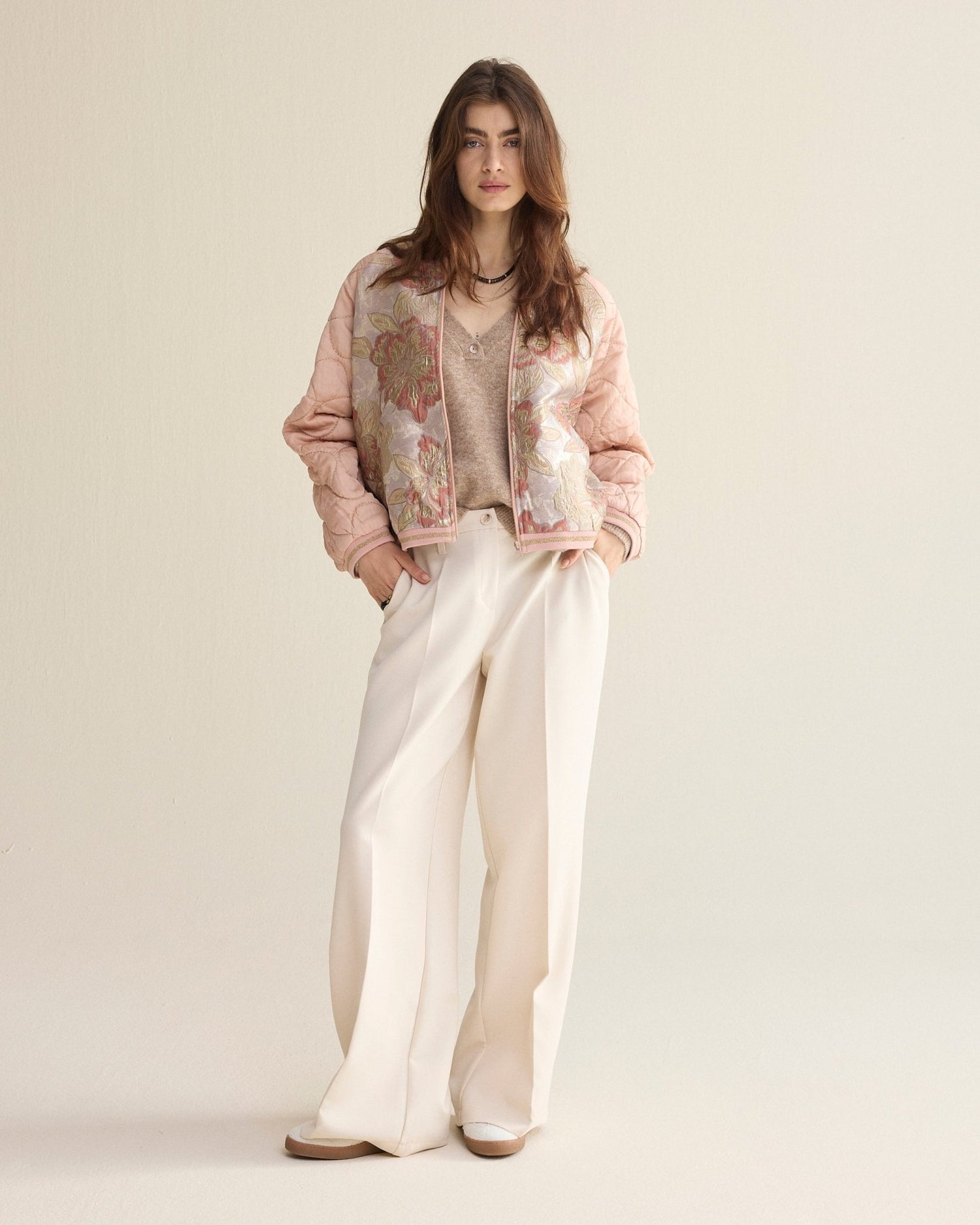 Summum WomanSummum Woman Ivory TrousersBottomsIvory - Blue Water Clothing