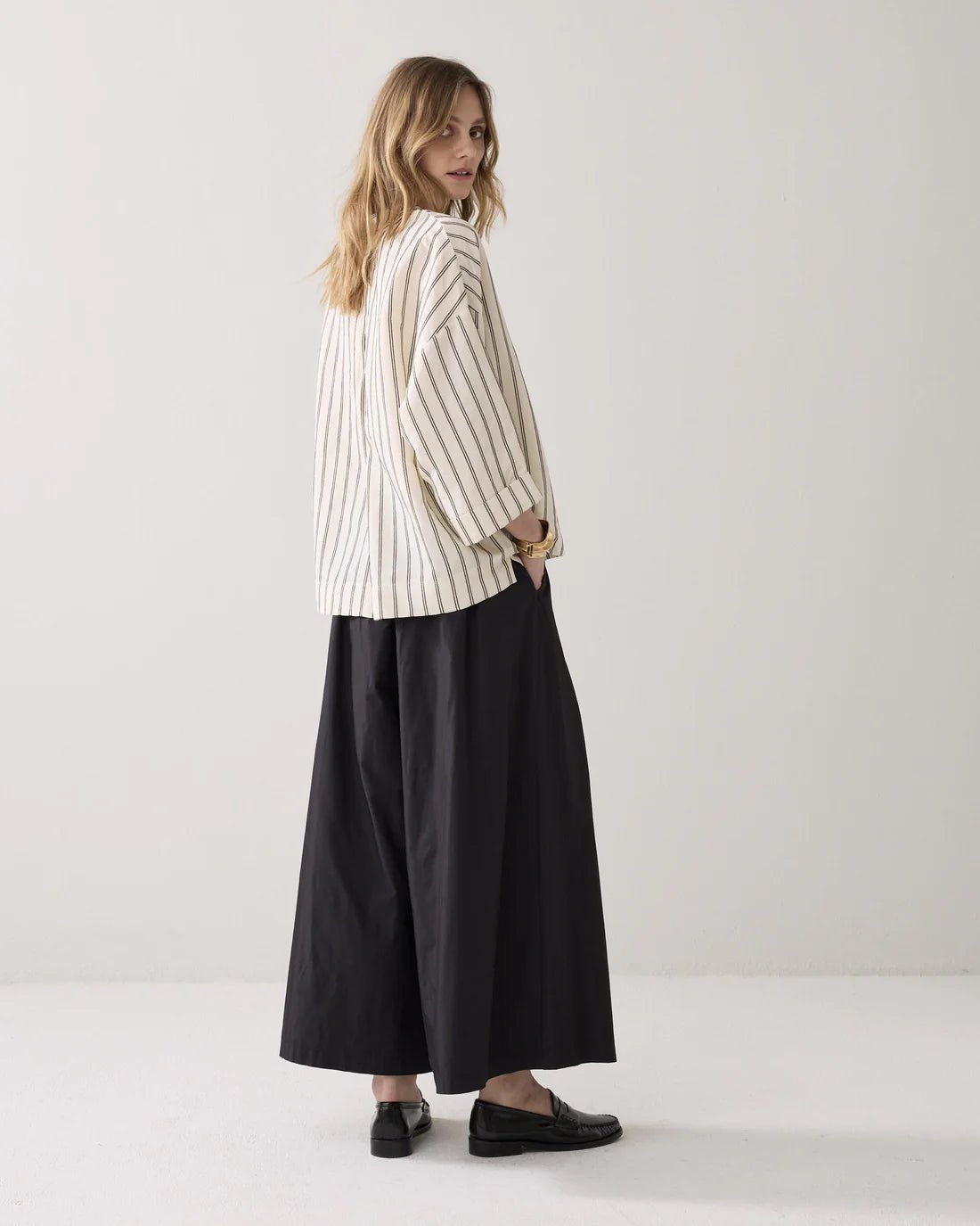 Summum WomanSummum Woman Light Black TrousersBottomsBlack - Blue Water Clothing