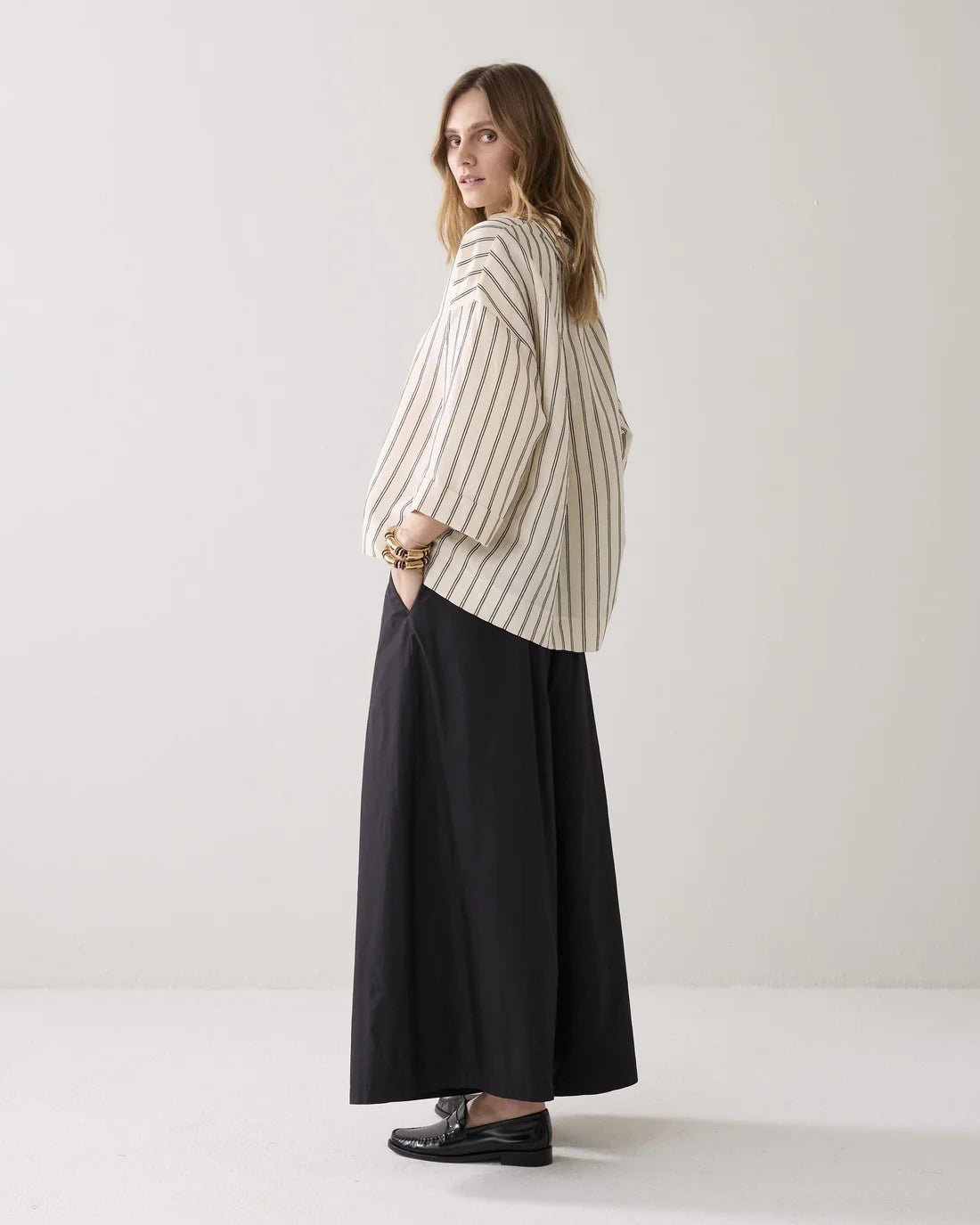 Summum WomanSummum Woman Light Black TrousersBottomsBlack - Blue Water Clothing