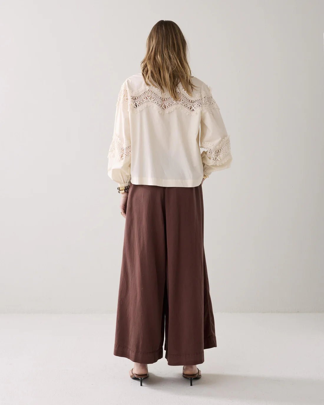 Summum WomanSummum Woman Light Sway Culotte PantBottomsCoffee - Blue Water Clothing