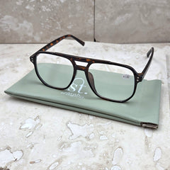 Tempest DesignsTempest Designs Aviator Style Reading GlassesAccessoriesDark Torti - Blue Water Clothing