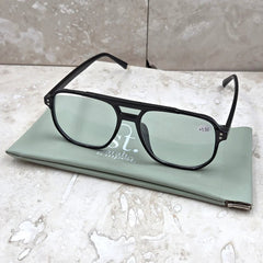 Tempest DesignsTempest Designs Black Aviator Style Reading GlassesAccessoriesBlack - Blue Water Clothing