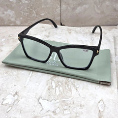 Tempest DesignsTempest Designs Black Semi Cats Eye Style Reading GlassesAccessories - Blue Water Clothing