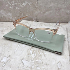 Tempest DesignsTempest Designs Clear Caramel Ombre Semi Cats Eye Reading GlassesAccessories - Blue Water Clothing