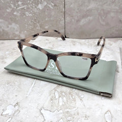 Tempest DesignsTempest Designs Nude Tortoiseshell Semi Cats Eye Reading GlassesAccessories - Blue Water Clothing