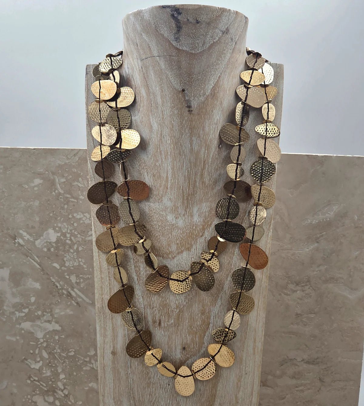 Tempest DesignsTempest Designs Petal - like double strand long necklaceAccessories - Blue Water Clothing