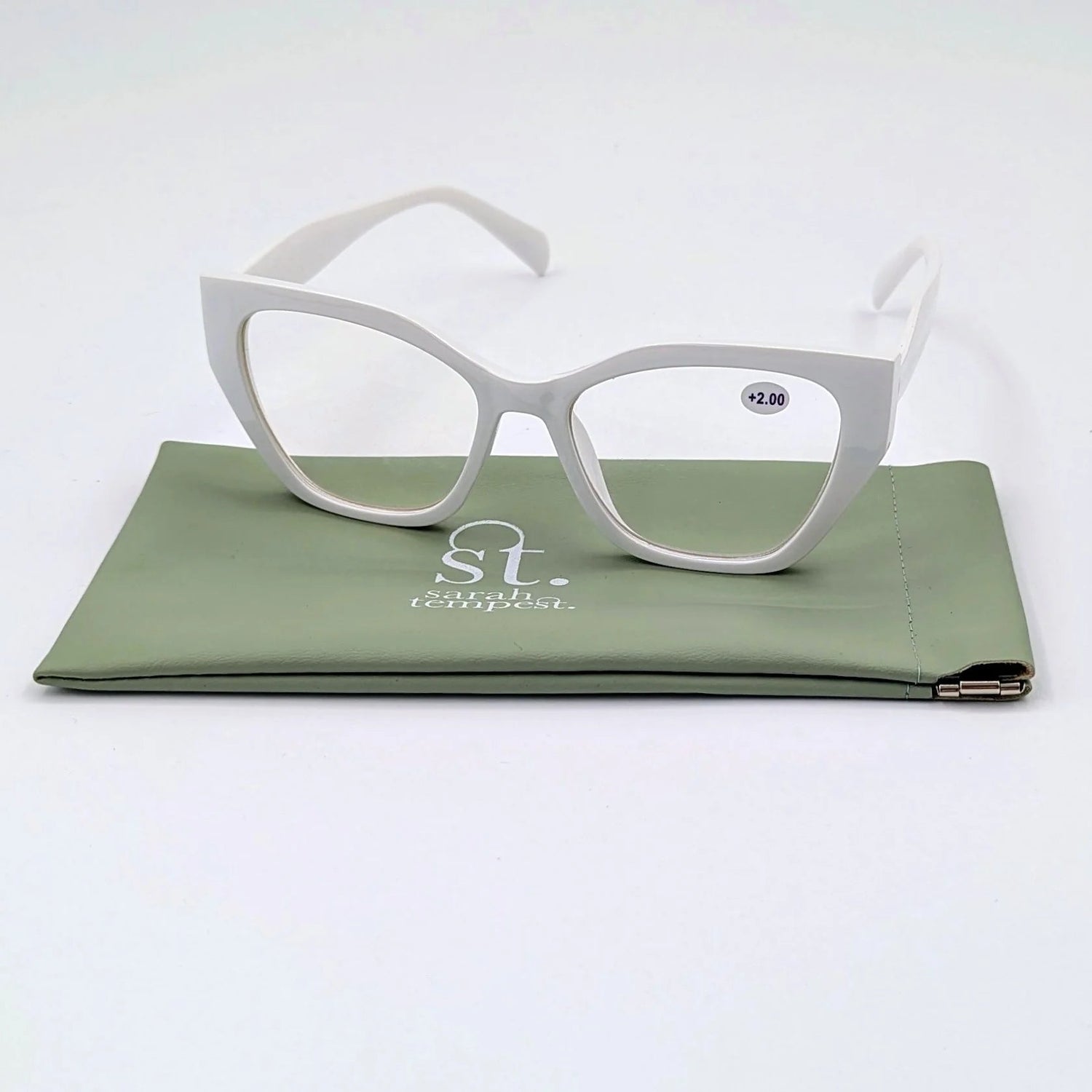 Tempest DesignsTempest Designs Rounded Lightweight Reading GlassesAccessoriesWhite - Blue Water Clothing