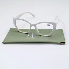 Tempest DesignsTempest Designs Rounded Lightweight Reading GlassesAccessoriesWhite - Blue Water Clothing