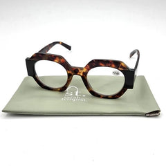 Tempest DesignsTempest Designs Thick frame angular glassesAccessoriesDark Torti - Blue Water Clothing