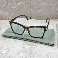 Tempest DesignsTempest Designs Tortoiseshell Semi Cats Eye Reading GlassesAccessories - Blue Water Clothing