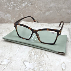 Tempest DesignsTempest Designs Tortoiseshell Semi Cats Eye Reading GlassesAccessories - Blue Water Clothing