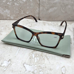 Tempest DesignsTempest Designs Tortoiseshell Semi Cats Eye Reading GlassesAccessories - Blue Water Clothing