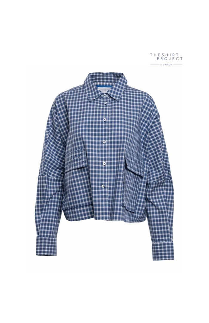 The Shirt Project Blouse 51860Bright Blue - Blue Water Clothing