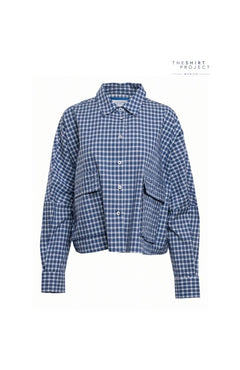 The Shirt Project Blouse 51860Bright Blue - Blue Water Clothing