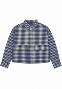 The Shirt Project Blue Check Shirt 51860Bright Blue - Blue Water Clothing