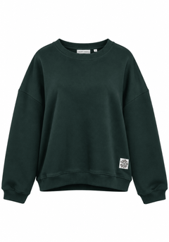 The Shirt Project Sweatshirt 51899Pine Green - Blue Water Clothing