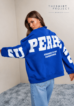 The Shirt Project Sweatshirt 51899Pine Green - Blue Water Clothing