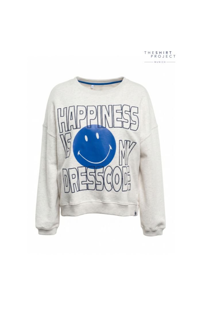 The Shirt Project Sweatshirt 51976Silver Melange - Blue Water Clothing