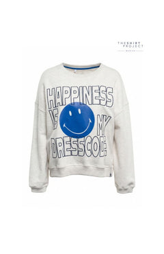 The Shirt Project Sweatshirt 51976Silver Melange - Blue Water Clothing