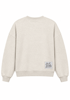The Shirt Project Sweatshirt 51981Silver Melange - Blue Water Clothing